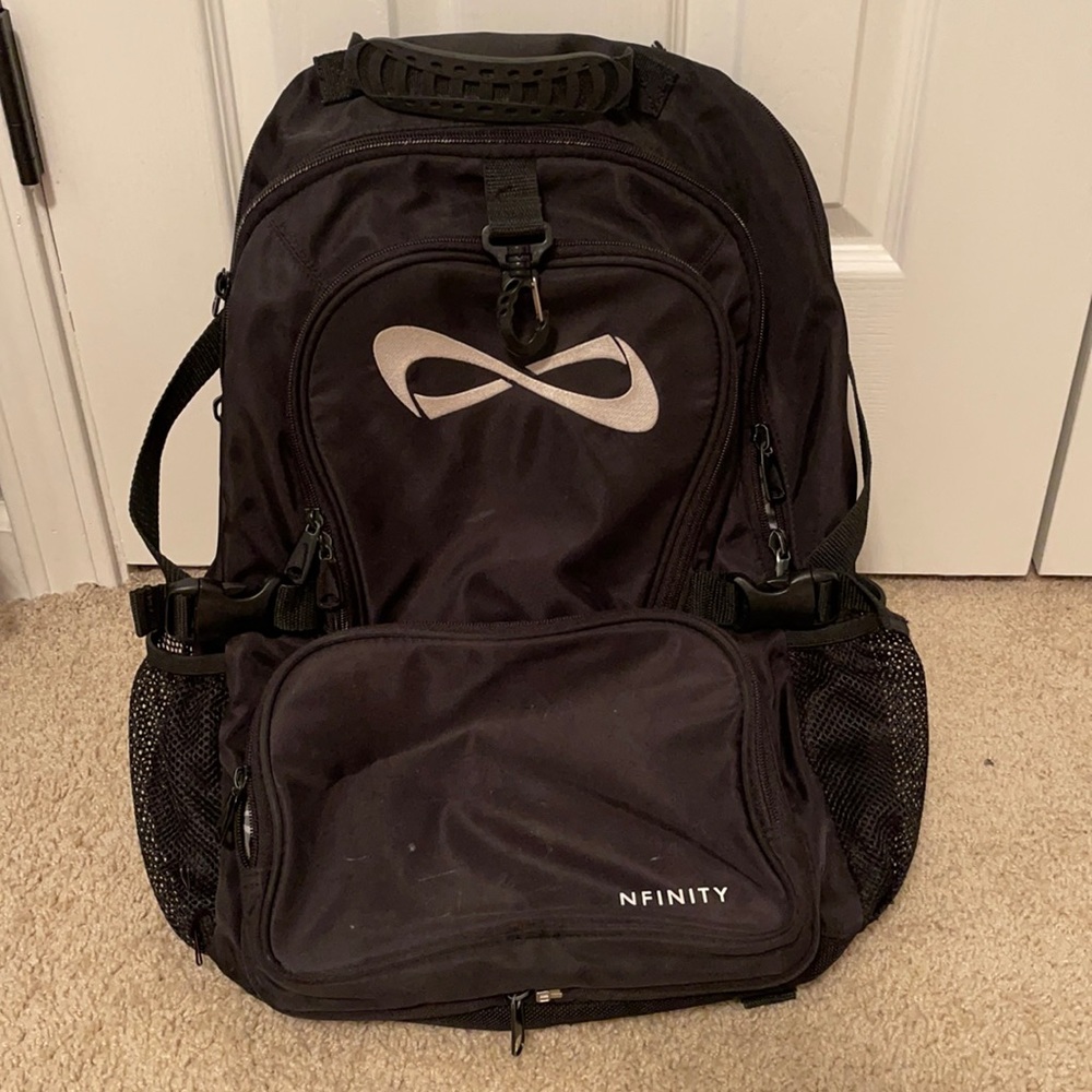Black Nfinity Cheer Backpack